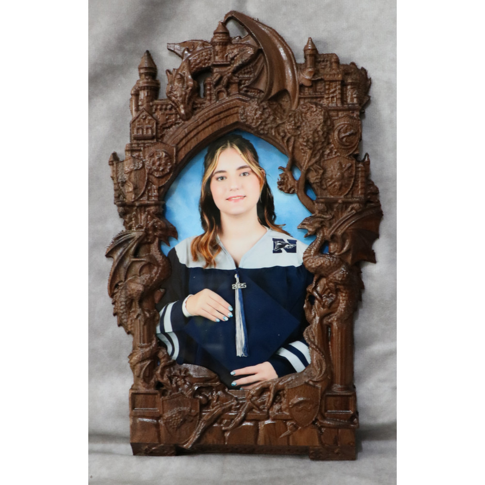 8x6 Dragon Picture Frame